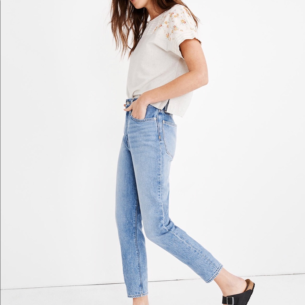 Madewell The Mom Jean Melva Wash Size 25 - Picture 2 of 10